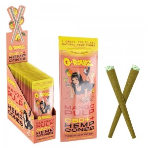 G-ROLLZ | 2x Pre-Rolled CBD++ Hemp Cones (15 pack Display, 30 Cones) - [GR1545]